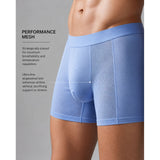 SilkCut Men’s Mesh Modal Performance Boxer Briefs