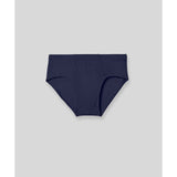 Navy modal brief underwear folded display