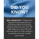 Lightweight seamless leggings for women in breathable Micro Modal Air