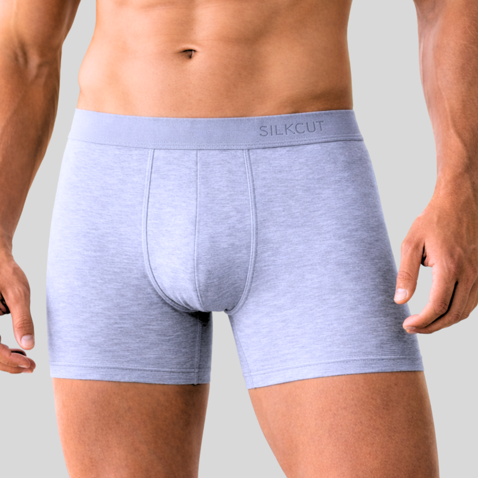 SilkCut Micro Modal Air boxer brief showing smooth lightweight premium fabric