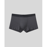 Gray boxer briefs featureing micro modal trunks for men