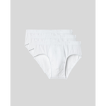 SilkCut Micro Modal Air men’s briefs three-pack in white lightweight breathable fabric